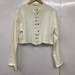 MOUSSY マウジー カーディガン 長袖 010FS780-0030 BUTTON UP CROPPED CD クロップドカーディガン スウェット