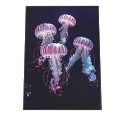 【B4サイズ（約25x36cm）】【lh-poster-2689】クラゲ ポスター シーサイド マリンスタイル ジェリーフィッシュ 水族館 水中 海 魚 インテリア