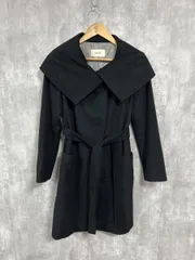 Ballsey ボールジィ カシミヤ100% ダブルフェイスロングコート 36 Ballsey（ボールジィ） ノーカラーコート コート ライトタフタ ジップ