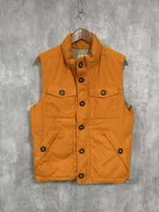 global work グローバルワーク 仮面ライダー鎧武 コス衣装 ダウン ベスト sizeL/オレンジ ◆■ メンズ