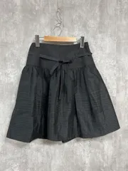 TO BE CHIC トゥービーシック フレア フォーマル Aライン 台形 スカート size40/黒 ■■ レディースのサムネイル
