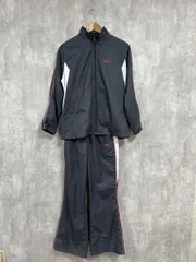 ASICS アシックス ジャージ上下 セットアップ sizeL/ダークグレー ■■ レディース