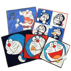 Doraemon ドラえもん タオルハンカチ まとめ5点セット  大判タオルハンカチ タオルハンカチ アニメ キャラクター      / 240002232120