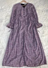 An Mille 長袖　花柄　ロングワンピース　サイズ　Free