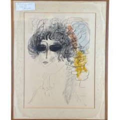 織田広喜『パリの女』リトグラフ 直筆サイン有 額装 織田広喜『パリの女』リトグラフ 直筆サイン有 額装 2025年最新】織田