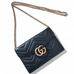 超美品✨ GUCCI GGマーモント ショルダーバッグ レザー