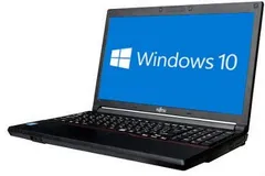 【中古】【非常に良い】中古 富士通 ノートパソコン LIFEBOOK A553/H Windows10 64bit搭載 テンキー付 メモリー4GB搭載 HDD320GB搭載 DVD-ROM搭載