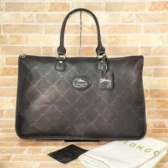 超美品 ロンシャン ☆ 60周年 LMモーマン LMヴィンテージ トートバッグ LMコレクション レザーバッグ マットブラック フランス製  LONGCHAMP