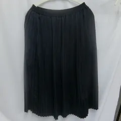 InnoWave イノウェーブ ロングプリーツスカート ネイビー Mサイズ 〇□