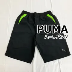 PUMA プーマ ハーフパンツ ブラック / グリーン □□