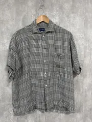 BEAMS ビームス 半袖 総柄 シャツ sizeL/グレー ■◆ メンズ