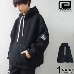 リバーサル reversal ボア パーカー シープボア フーディ ジャケット rvddw SHEEP BOA HOODIE JACKET ドロップショルダー 大きいサイズ アウター トレーニング 格闘技 RV23AW303のサムネイル