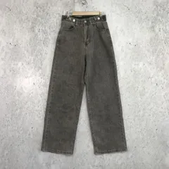 La-gemme ラジエム ストレート ライン ストレッチ デニム ウォッシュ グレー Lサイズ □□☆のサムネイル