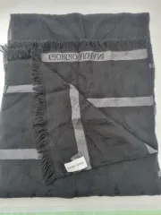 GIORGIO ARMANI(ジョルジオ アルマーニ) ブラック マフラー