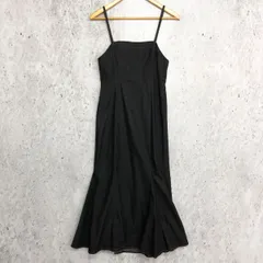 apres jour アプレジュール デニム マーメイド キャミ ワンピース ブラック Fサイズ □□