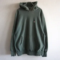 【90s】CHAMPION【REVERSE WEAVE リバースウィーブ パーカー】XL グリーン チャンピオン フーディ USA製 25120051