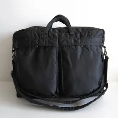 【定番】PORTER 【タンカー 2室 2WAY ショルダー バッグ】ポーター ナイロン ブラック TANKER BAG 25120206