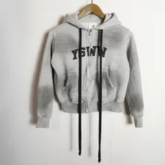 YORI SPORT グレー パーカー Mサイズ Yori Sport Text Zip-up (Grey/Black) | YORI
