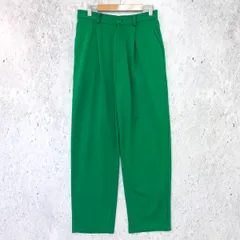 FREAK’S STORE フリークスストア ストレート タック パンツ グリーン Sサイズ 〇□