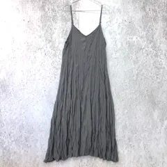 SpRay PREMIUM スプレイプレミアム ワッシャー キャミ ワンピース ブルーグレー 〇□