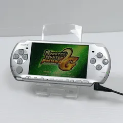 PSP 3000 ミスティックシルバー 動作確認済み FW6.61 後期型モデル ソニー プレイステーション ポータブル SONY PlayStation Portable psp
