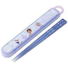 아나운서와 눈의 여왕 26 식세기 대응 슬라이드 젓가락 & 젓가락 상자 세트 (명함 공간 포함 젓가락) 스케이터