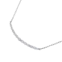 VENDOME AOYAMA ヴァンドーム青山 ダイヤモンド リュール ネックレス K18WG 750 ホワイトゴールド ダイヤモンド 39.5cm アジャスター付 首飾り アクセサリー レディース 送料無料 241100093778 ★