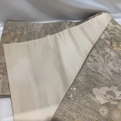 帯　単品　:  御所解文様　裏　: クリーム色　無地　09SHのサムネイル