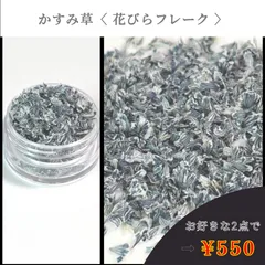 No.445 かすみ草　花びらフレーク　ドライフラワー
