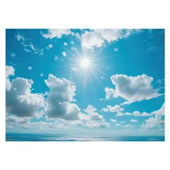 【A4サイズ（約21x30cm）】【lh-poster-3481】【フレーム付き】ブルーオーシャン 波 海 水平線 海系 サーフ ポスター 波 ビーチ 海岸 オーシャン ブルー 景色 サーフィン インテリア アート