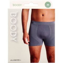BOODY メンズ ボクサー チャコール Mサイズ 1枚入