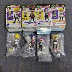 【4点セット・内袋未開封品】BANDAI　バンダイ　スプラトゥーン2　きせかえギアコレクション1.2　ボーイ　フィギュアのみ　食玩　L1548