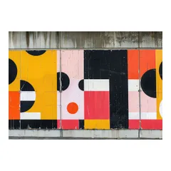 【B4サイズ（約25x36cm）】【lh-poster-3690】【フレーム付き】北欧 幾何学 キレイ目インテリア パターン アート ポスター 模様 パターン インテリア