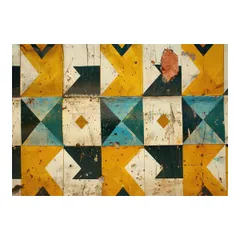 【B4サイズ（約25x36cm）】【lh-poster-3693】【フレーム付き】北欧 幾何学 キレイ目インテリア パターン アート ポスター 模様 パターン インテリア