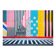 【A4サイズ（約21x30cm）】【lh-poster-3696】【フレーム付き】北欧 幾何学 キレイ目インテリア パターン アート ポスター 模様 パターン インテリア