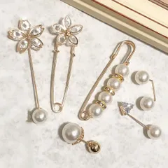 1134 ストールピン スカーフピン ブローチピン 6個