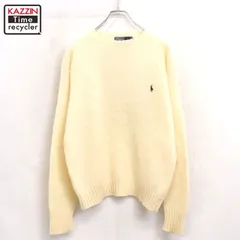 90s vintage RALPH LAUREN ウール ニットセーター メンズ 表記Mサイズ