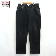 00s Levi's 550 ブラック デニムパンツ メンズ 表記34×32サイズ