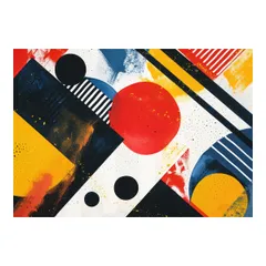 【A4サイズ（約21x30cm）】【lh-poster-3721】【フレーム付き】北欧 幾何学 キレイ目インテリア パターン アート ポスター 模様 パターン インテリア