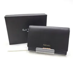 【中古美品】Paul Smith ポール・スミス PSQ111 CALF LEATHER CARD CASE カーフ レザー カード ケース 財布 【200-251209-ya-16-izu】