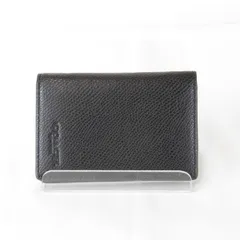 『USED』COACH【コーチ】 COACH カードケース レザー 名刺入れ 合成皮革 ブラック 黒 メンズ ブランド シンプル レザー調