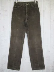 80's　ヴィンテージ　Lee　リー　コーデュロイパンツ　W27xL30　ブラウン　USA製　＃434