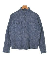 美品✨45R リネンJACKET R刺繍 インディゴ ジャケット 3 - メルカリ