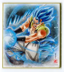 バンダイ ドラゴンボール色紙ART 7弾/2456755 超サイヤ人ゴッド超サイヤ人 ゴジータ(ノーマル) 12