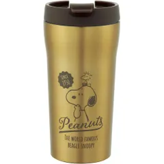 【新品・送料無料】スヌーピー 24 蓋付き真空ステンレスタンブラー 保温 保冷 360ml SMV4