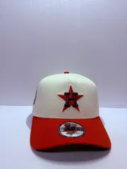 Newera ヒューストンアストロズ シルバーアニバーサリー 9forty A-FRAME スナップバックキャップ ツートンカラー