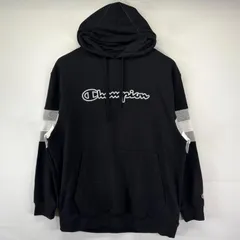 古着 チャンピオン Champion パーカー 大きいサイズ ビックロゴデザイン プルオーバー トレーナー フーディー 2XL マルチカラー メンズ