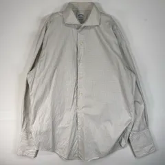 古着 ブルックスブラザーズ Brooks Brothers 長袖シャツ USA製 チェック M  ホワイト系 マルチカラー メンズ