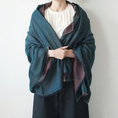 石見銀山 群言堂 泥藍染ストール - メルカリ