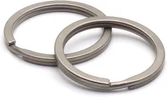 キーリング 二重リング 200個セット キーホルダー金具 パーツ シルバー系 丈夫 しっかり固定 DIY ハンドメイド 交換用 まとめ買い 業務用 ストラップ・バッグチャームに 二重カン リングパーツ 多用途　取り付け簡単 予備 在庫補充 家庭用 会社用